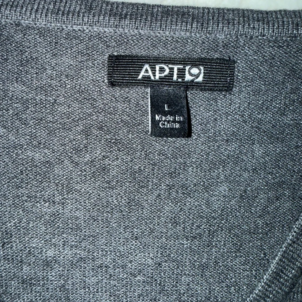 3 x 20$ Apt. 9 Charcoal V-Neck Wrap Midi Dress Size Large - Picture 8 of 10